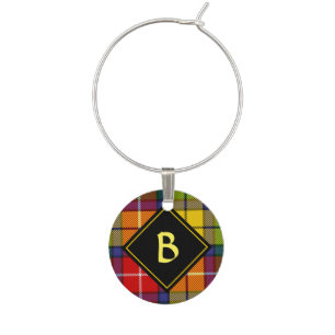 Clan Buchanan Tartan Wine Charm