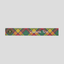 Clan Buchanan Tartan Wrap Around Address Label