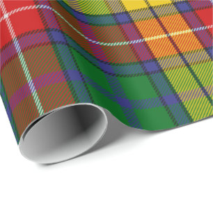 Clan Buchanan Tartan Wrapping Paper