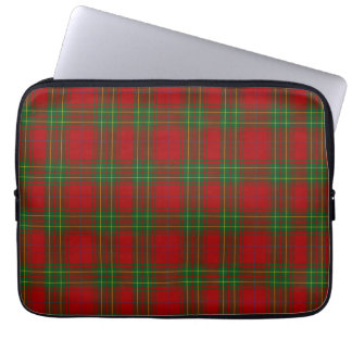 Clan Burnett Tartan Plaid Laptop Cover