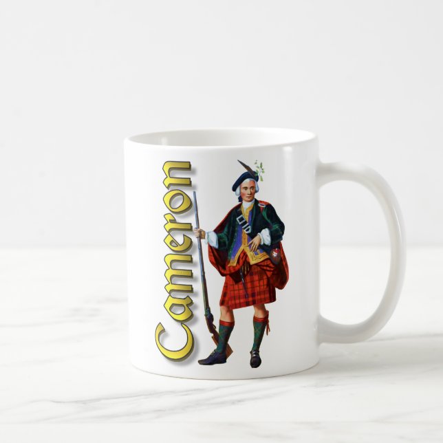 Clan Cameron Old Scotland Coffee Mug (Right)
