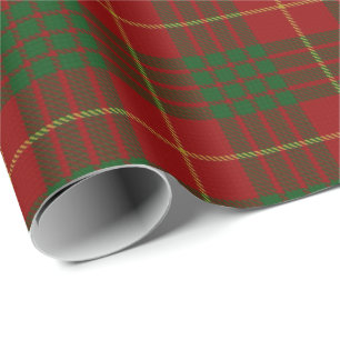 Clan Cameron Scottish Tartan Wrapping Paper