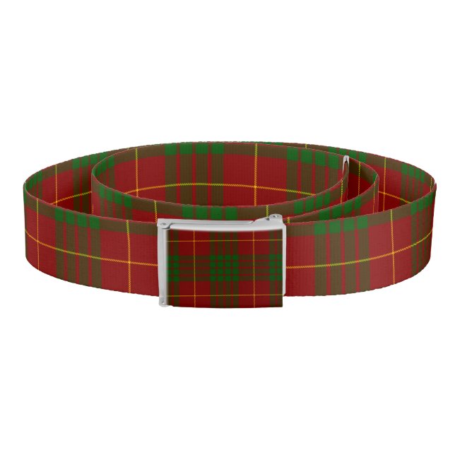 Clan Cameron Tartan Belt (Coil)