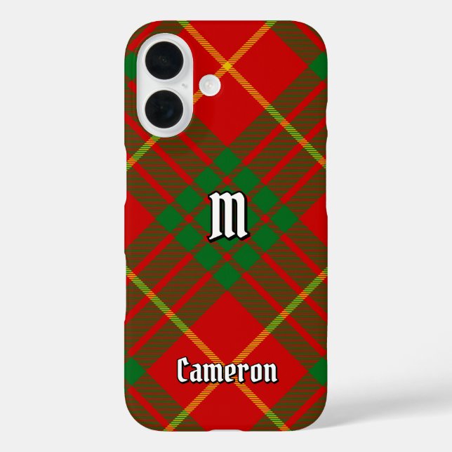 Clan Cameron Tartan Case-Mate iPhone Case (Back)