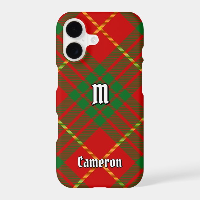 Clan Cameron Tartan Case-Mate iPhone Case (Back)