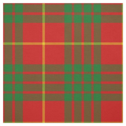 Clan Cameron Tartan Fabric