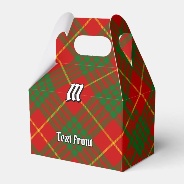 Clan Cameron Tartan Favor Boxes (Front Side)