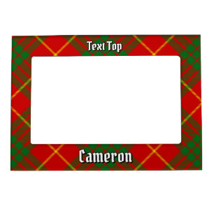Clan Cameron Tartan Magnetic Frame