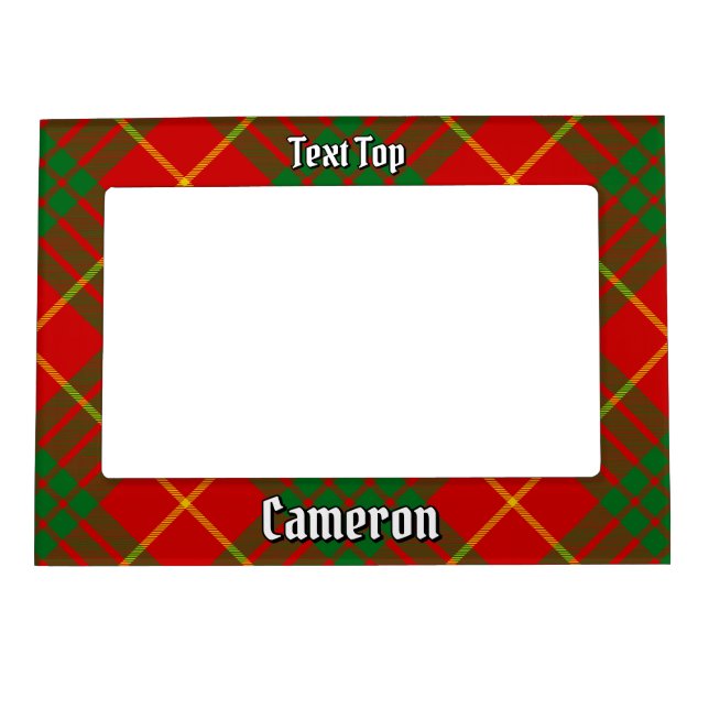 Clan Cameron Tartan Magnetic Frame (Front)