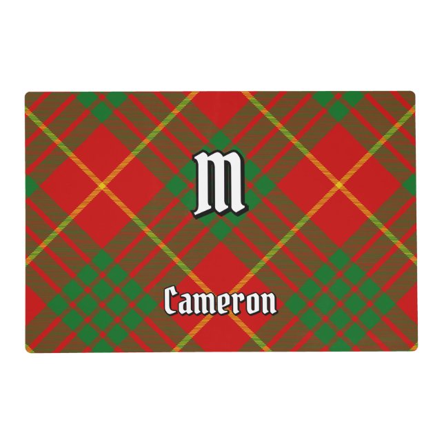 Clan Cameron Tartan Placemat (Front)