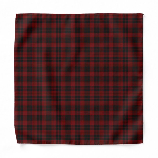Clan Cameron Tartan Plaid Bandana (Front)