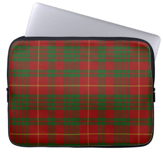 Clan Cameron Tartan Plaid Laptop Cover