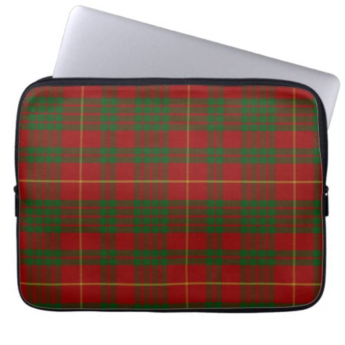 Clan Cameron Tartan Plaid Laptop Cover
