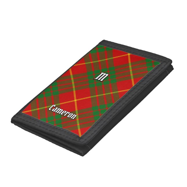 Clan Cameron Tartan Trifold Wallet (Bottom)