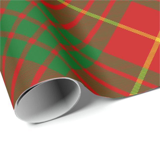 Clan Cameron Tartan Wrapping Paper (Roll Corner)
