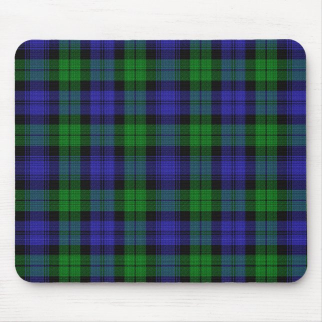 Clan Campbell Black Watch Scottish Tartan  Mouse Pad (Front)