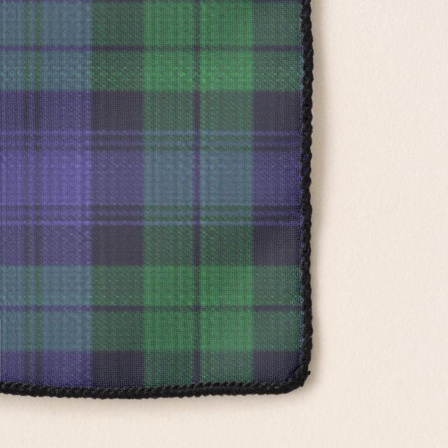 Clan Campbell Black Watch Scottish Tartan Scarf (Detail)