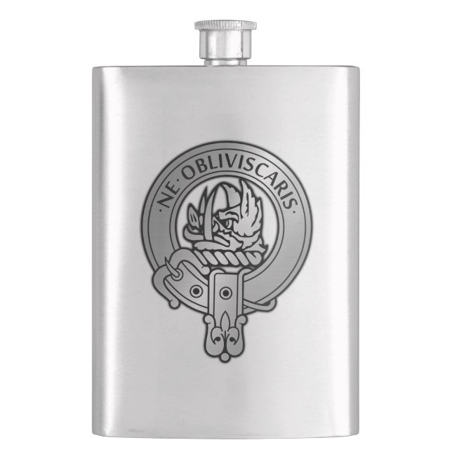 Clan Campbell Crest Flask (Front)
