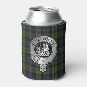 Clan Campbell Crest & Tartan Can Cooler