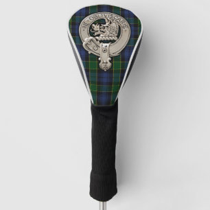 Clan Campbell Crest & Tartan Golf Head Cover