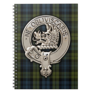 Clan Campbell Crest & Tartan Notebook