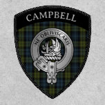 Clan Campbell Crest &amp; Tartan Shield Patch