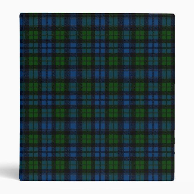 Clan Campbell Military Tartan Binder (Front)