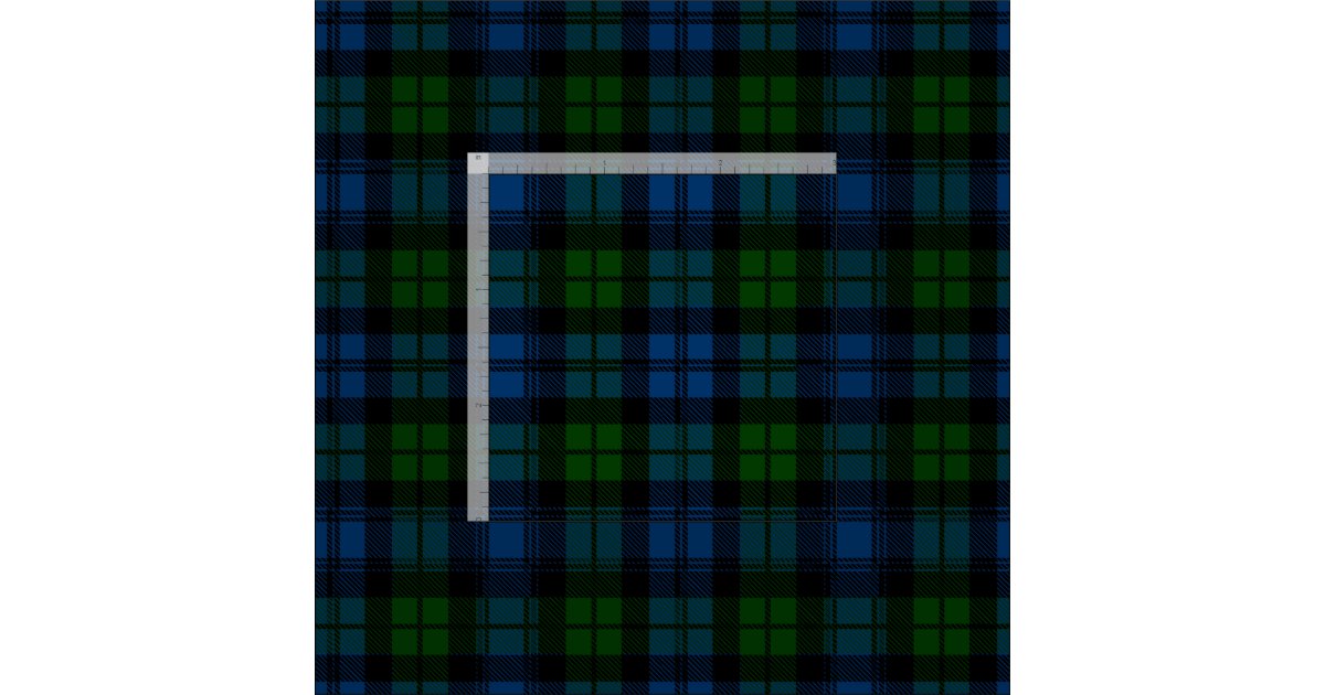 Clan Campbell Military Tartan Fabric