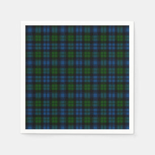 Clan Campbell Military Tartan Paper Napkins