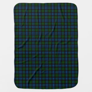 Clan Campbell Military Tartan Swaddle Blanket