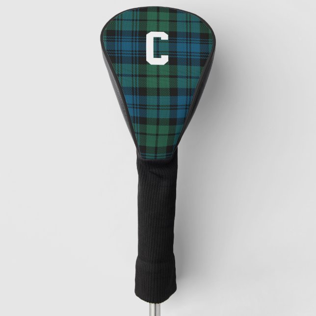 Clan Campbell Monogrammed Golf Head Cover (Front)