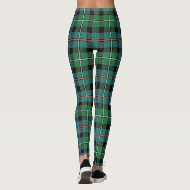 Clan Campbell of Cawdor Tartan Scottish Tartan Leggings (Back)
