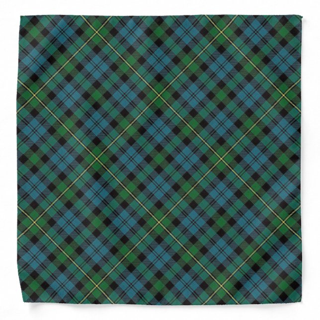 Clan Campbell of Loudoun Scottish Tartan Bandana (Front)