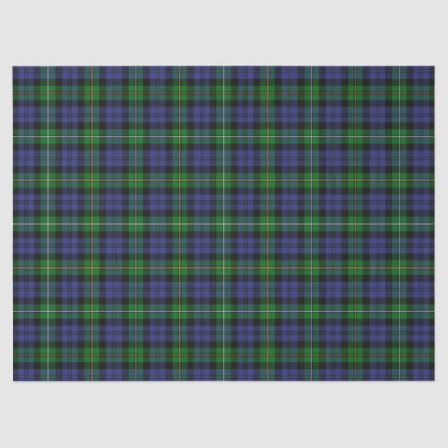 Clan Campbell of Loudoun Tartan Tissue Paper (Front)