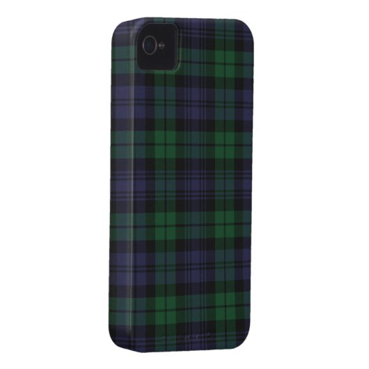 Clan Campbell Tartan iPhone 4s Case (Back/Right)