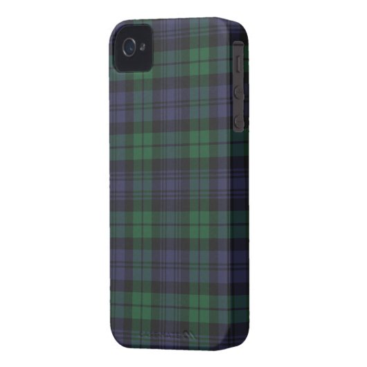 Clan Campbell Tartan iPhone 4s Case (Back Left)