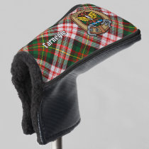 Clan Carnegie Crest over Dress Tartan Golf Head Cover