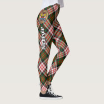 Clan Carnegie Crest over Dress Tartan Leggings