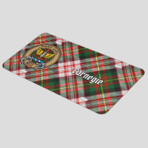 Clan Carnegie Crest over Dress Tartan License Plate