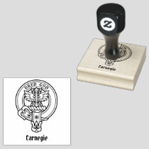 Clan Carnegie Crest Rubber Stamp