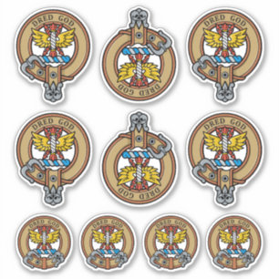 Clan Carnegie Crest Sticker Set