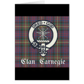 Clan Carnegie Crest Tartan (Front)