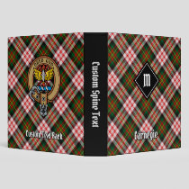 Clan Carnegie Dress Tartan 3 Ring Binder