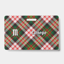 Clan Carnegie Dress Tartan Badge