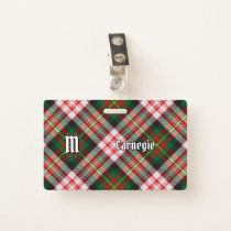 Clan Carnegie Dress Tartan Badge