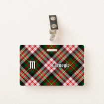 Clan Carnegie Dress Tartan Badge