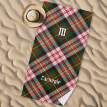 Clan Carnegie Dress Tartan Beach Towel