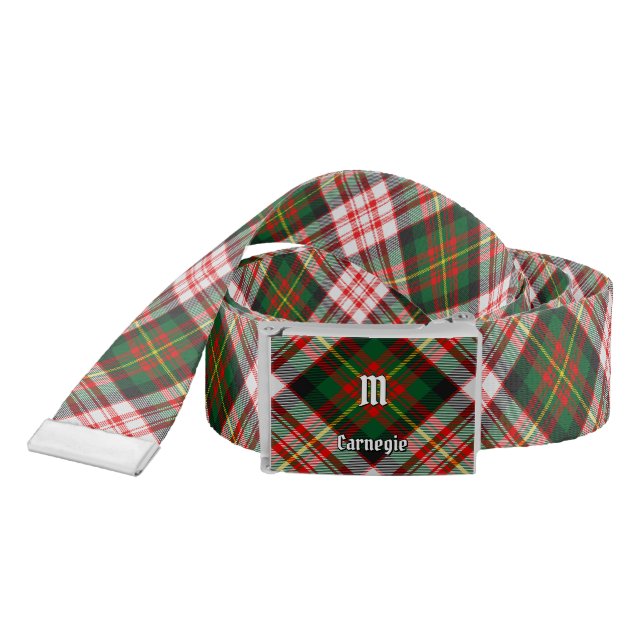 Clan Carnegie Dress Tartan Belt (Snake)