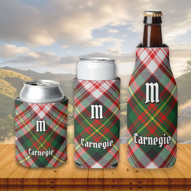 Clan Carnegie Dress Tartan Can Cooler (Creator Uploaded)