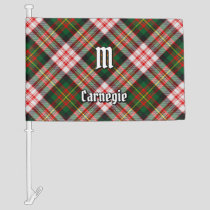 Clan Carnegie Dress Tartan Car Flag